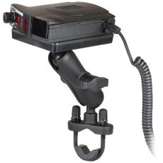 RAM Handlebar U-Bolt Mount with Magnetic Power Plate™ III Radar Detector Holder